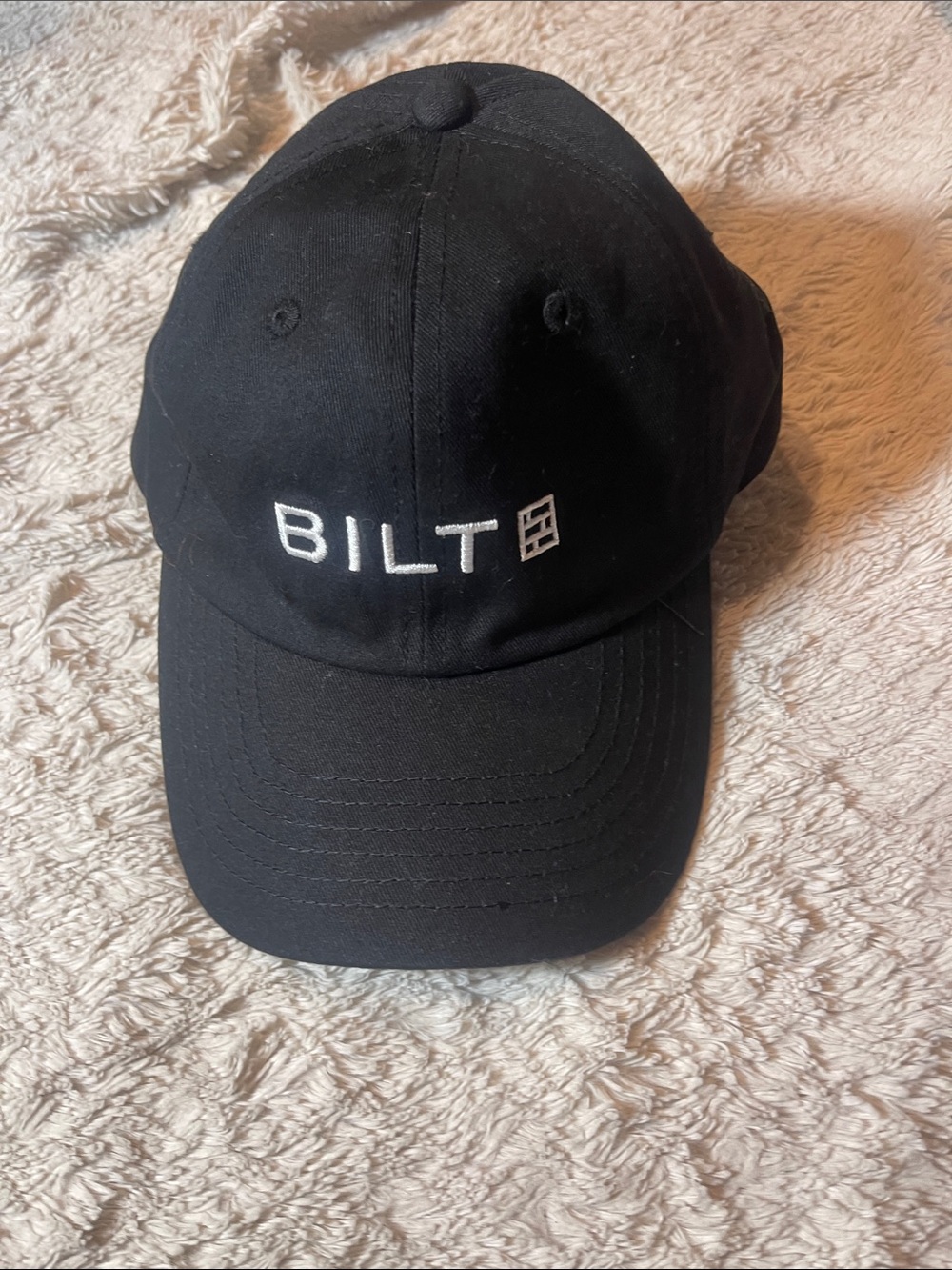 Black Embroidered BILT Logo Baseball Cap